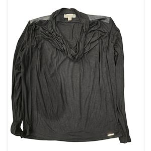 MICHAEL Michael Kors Black Long Sleeve Tee